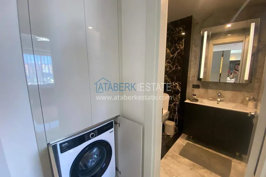 Приобрести Просторная квартира 1+1 для долгосрочной аренды в курортной резиденции премиум-уровня – район Тюрклер, Аланья I52 7