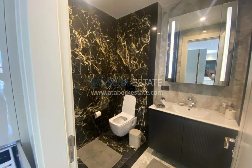 Приобрести Просторная квартира 1+1 для долгосрочной аренды в курортной резиденции премиум-уровня – район Тюрклер, Аланья I52 8