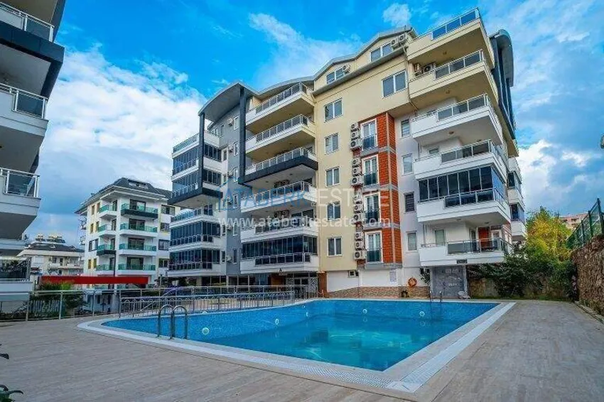 Меблированная квартира 1+1 с видом на горы в Тосмуре - 600 м до набережной 1 