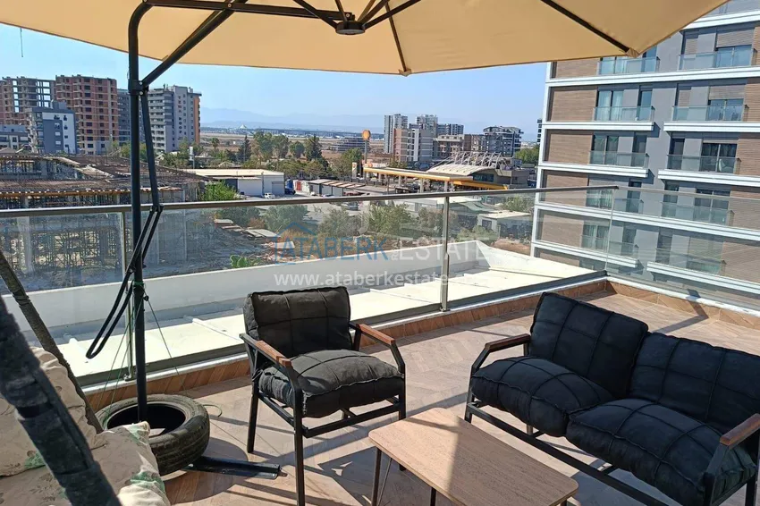 Приобрести Квартира 1+1 с мебелью и большой террасой в Анталии, Алтынташ - напрямую от собственника 12 