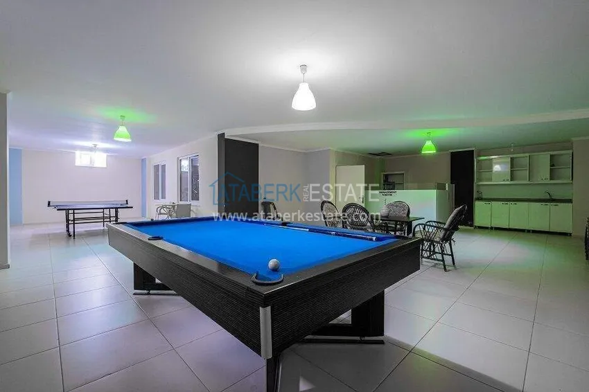 Меблированная квартира 1+1 с видом на горы в Тосмуре - 600 м до набережной 16 