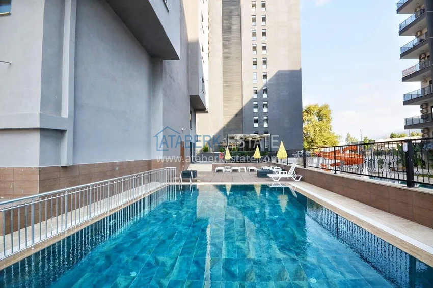 Квартира 2+1 с мебелью в Махмутларе - 500 м до моря, р-н субботнего рынка  2 