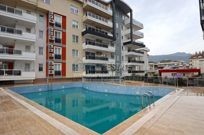 Меблированная квартира 1+1 с видом на горы в Тосмуре - 600 м до набережной 4 