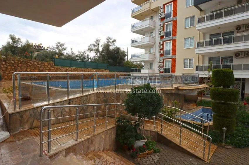 Меблированная квартира 1+1 с видом на горы в Тосмуре - 600 м до набережной 5 