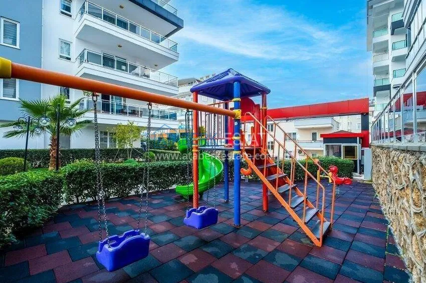 Меблированная квартира 1+1 с видом на горы в Тосмуре - 600 м до набережной 7 