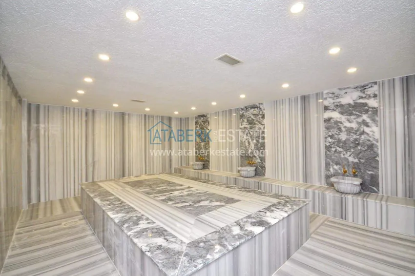 Квартира 2+1 с мебелью в Махмутларе - 500 м до моря, р-н субботнего рынка  9 