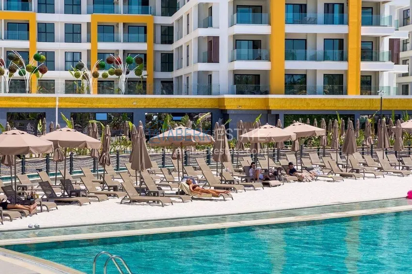 Садовый дуплекс 2+1 в Тюрклере, Аланья - формат частного дома в курортной резиденции 22 