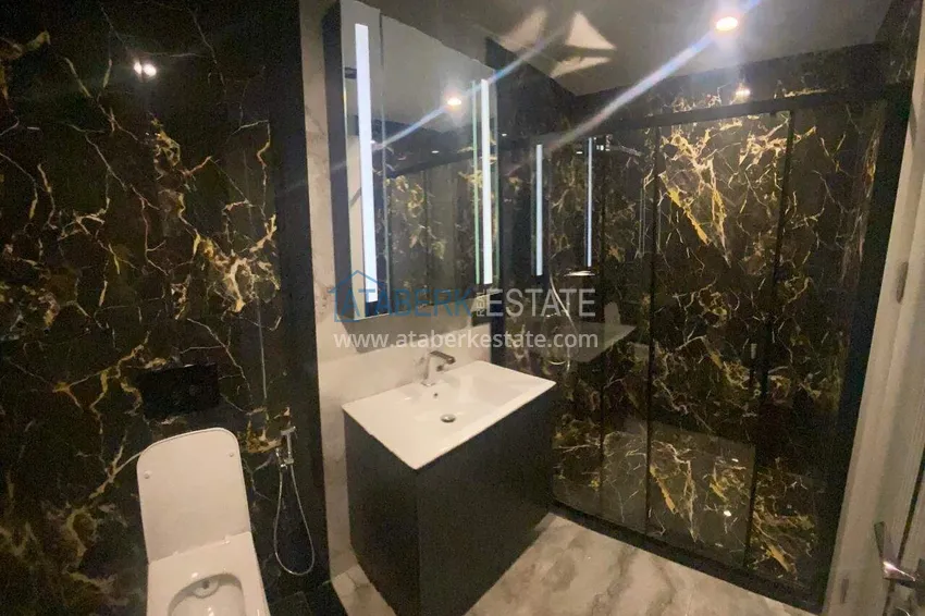 Приобрести Садовый дуплекс 2+1 в Тюрклере, Аланья - формат частного дома в курортной резиденции 13 