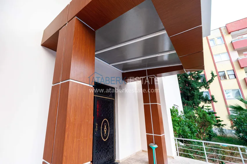 Квартира 1+1 с мебелью, видом на море и горы в центре Махмутлара - 400 м до пляжа 14 