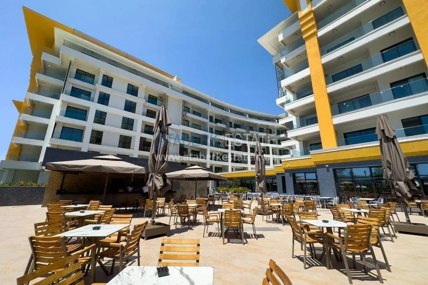 Садовый дуплекс 2+1 в Тюрклере, Аланья - формат частного дома в курортной резиденции 57 