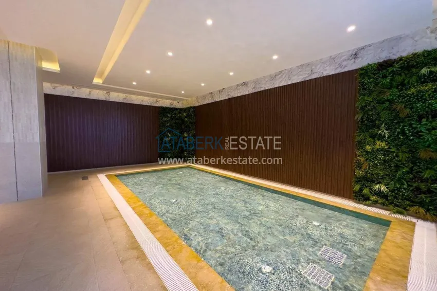 Садовый дуплекс 2+1 в Тюрклере, Аланья - формат частного дома в курортной резиденции 71 