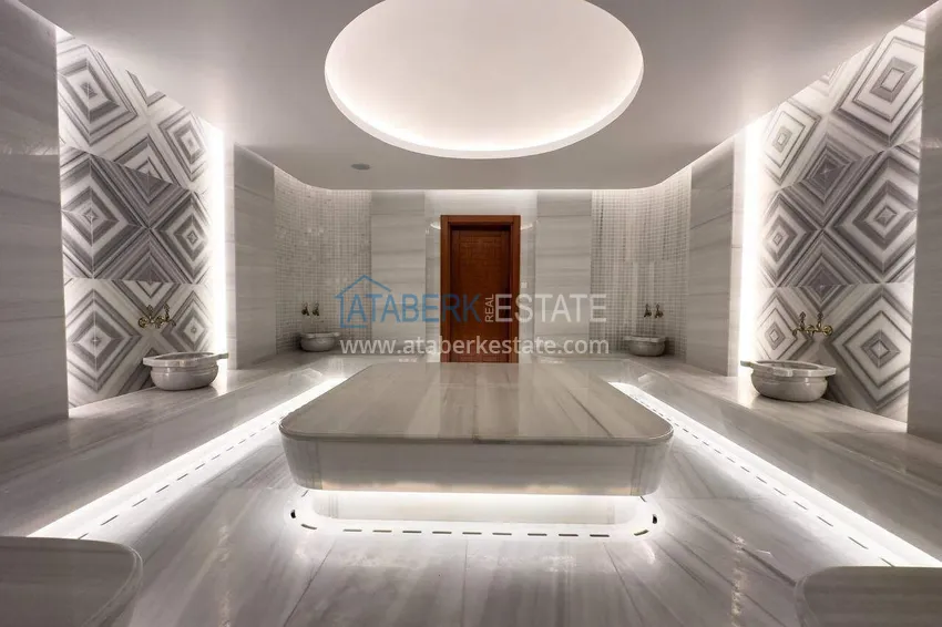 Садовый дуплекс 2+1 в Тюрклере, Аланья - формат частного дома в курортной резиденции 76 