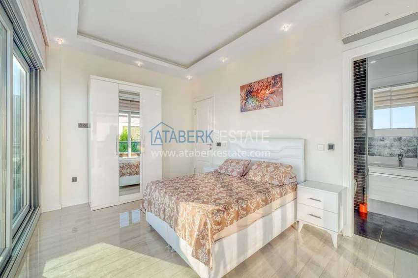 Приобрести Триплекс-вилла 5+1 под гражданство и ВНЖ в Алании, Бекташ – с мебелью и панорамным видом  16 