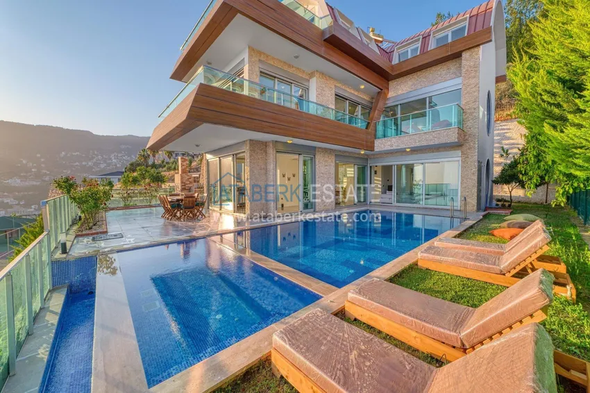 Триплекс-вилла 5+1 под гражданство и ВНЖ в Алании, Бекташ – с мебелью и панорамным видом  2 