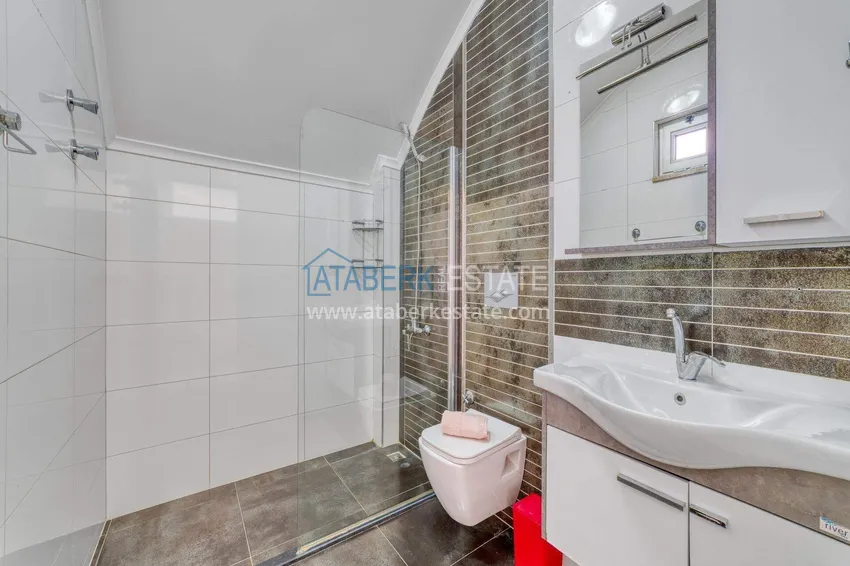 Приобрести Триплекс-вилла 5+1 под гражданство и ВНЖ в Алании, Бекташ – с мебелью и панорамным видом  55 