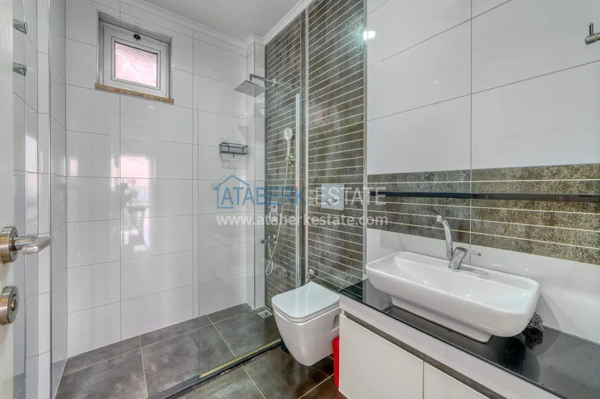 Приобрести Триплекс-вилла 5+1 под гражданство и ВНЖ в Алании, Бекташ – с мебелью и панорамным видом  57 