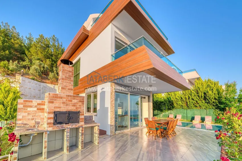 Триплекс-вилла 5+1 под гражданство и ВНЖ в Алании, Бекташ – с мебелью и панорамным видом  8 