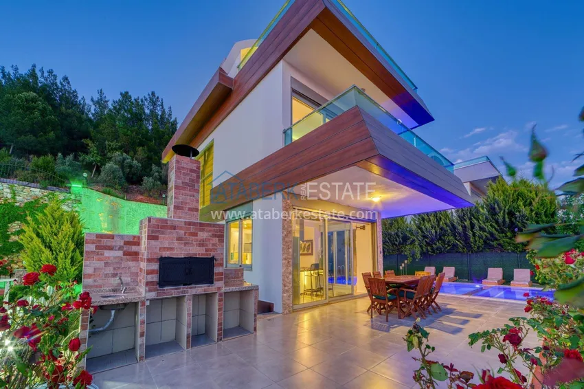 Триплекс-вилла 5+1 под гражданство и ВНЖ в Алании, Бекташ – с мебелью и панорамным видом  9 