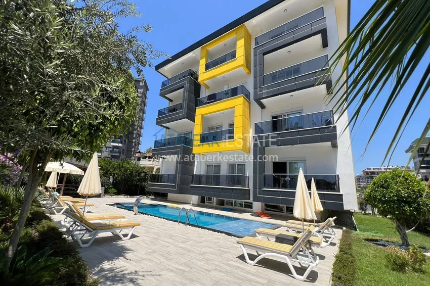 Пентхаус-дуплекс 2+1 в районе Авсаллар с мебелью в современном комплексе 1 