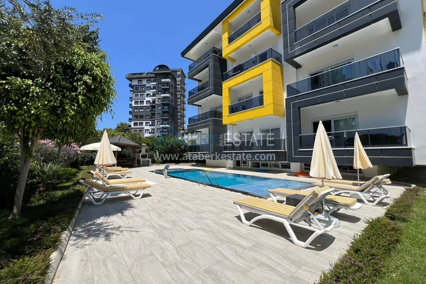 Пентхаус-дуплекс 2+1 в районе Авсаллар с мебелью в современном комплексе 2 