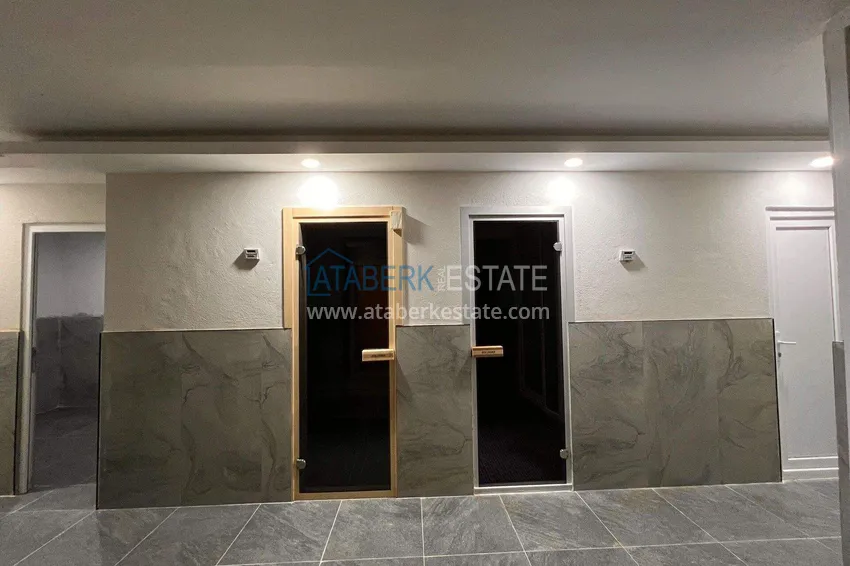 Квартира 1+1 57 м² с видом на море в Махмутларе - современный жилой комплекс 13 