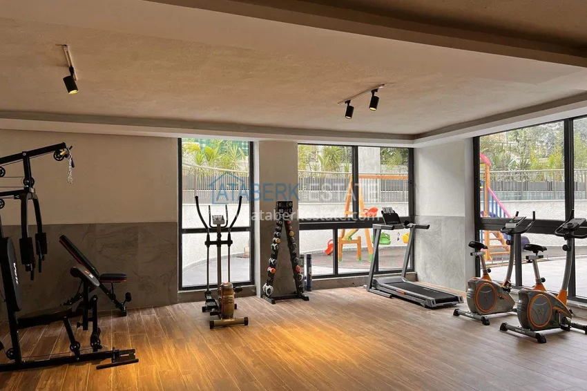 Квартира 1+1 57 м² с видом на море в Махмутларе - современный жилой комплекс 10 