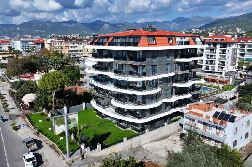 Квартира 1+1 с видом на море и крепость на первой береговой линии в Кестеле 10 