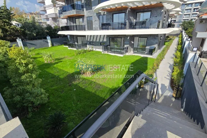 Меблированная квартира 1+1 с видом на море - первая линия, Кестель, Аланья 15 