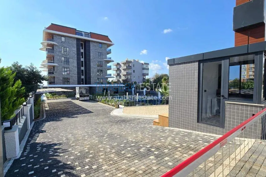 Квартира 1+1 с видом на море и крепость на первой береговой линии в Кестеле 17 