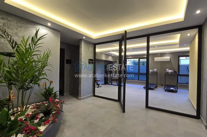 Меблированная квартира 1+1 с видом на море - первая линия, Кестель, Аланья 32 