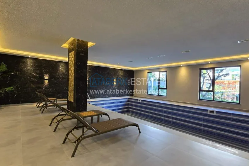 Квартира 1+1 с видом на море и крепость на первой береговой линии в Кестеле 37 