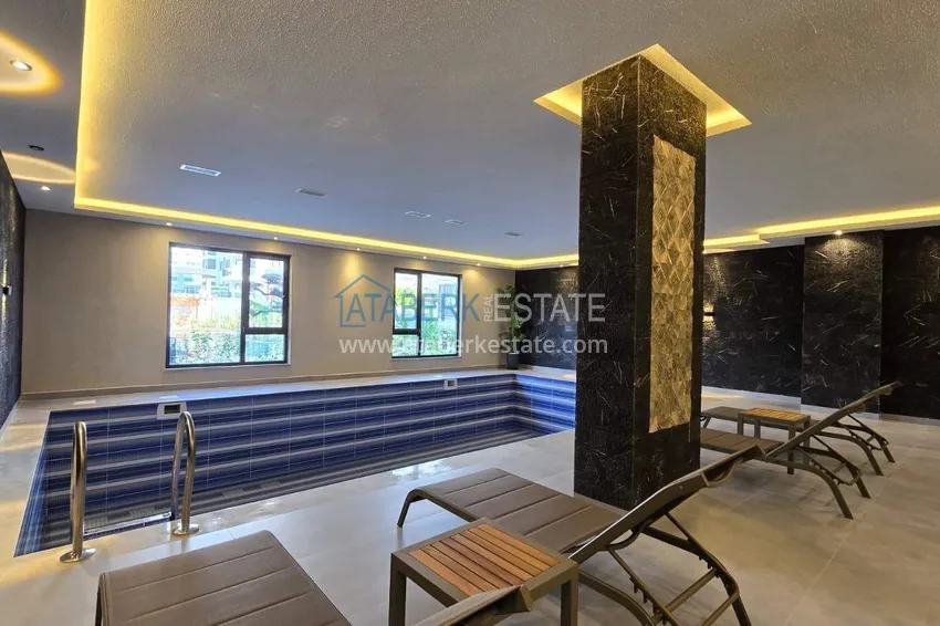 Квартира 1+1 с видом на море и крепость на первой береговой линии в Кестеле 38 