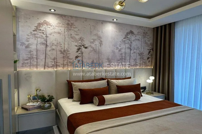 Приобрести Меблированная квартира 1+1 с видом на море - первая линия, Кестель, Аланья 9 