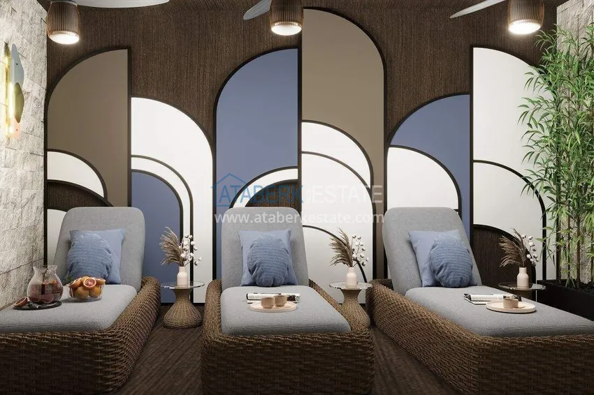 Недвижимость сегмента премиум на этапе строительства – Алания, район Авсаллар 23 