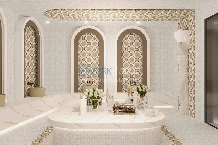 Недвижимость сегмента премиум на этапе строительства – Алания, район Авсаллар 27 