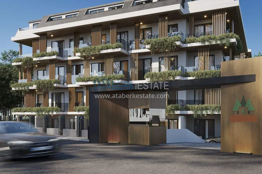 Недвижимость сегмента премиум на этапе строительства – Алания, район Авсаллар 2 