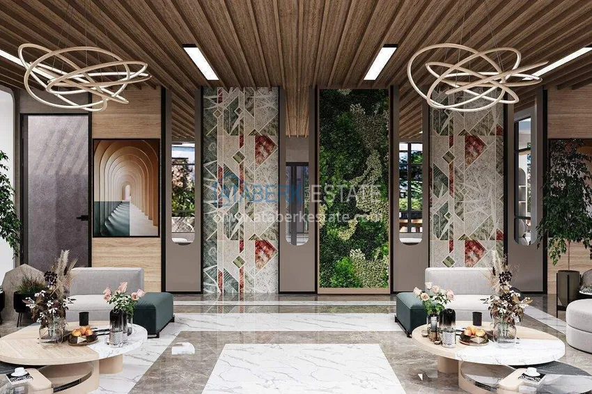 Недвижимость сегмента премиум на этапе строительства – Алания, район Авсаллар 12 