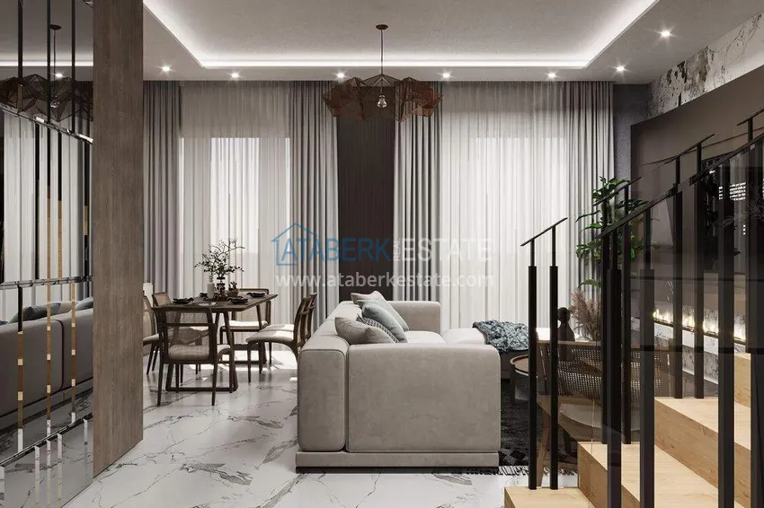 Приобрести Недвижимость сегмента премиум на этапе строительства – Алания, район Авсаллар 13 