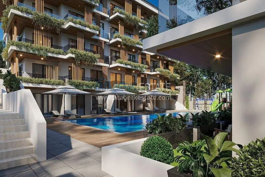 Недвижимость сегмента премиум на этапе строительства – Алания, район Авсаллар 4 