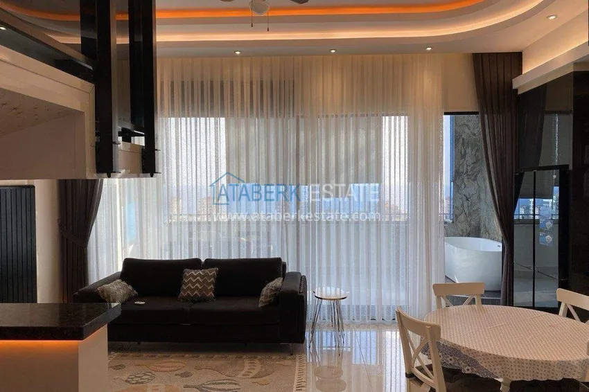 Приобрести Пентхаус-дуплекс 2+1 с видом на море в центре Махмутлара - возможна рассрочка до 12 месяцев 6 