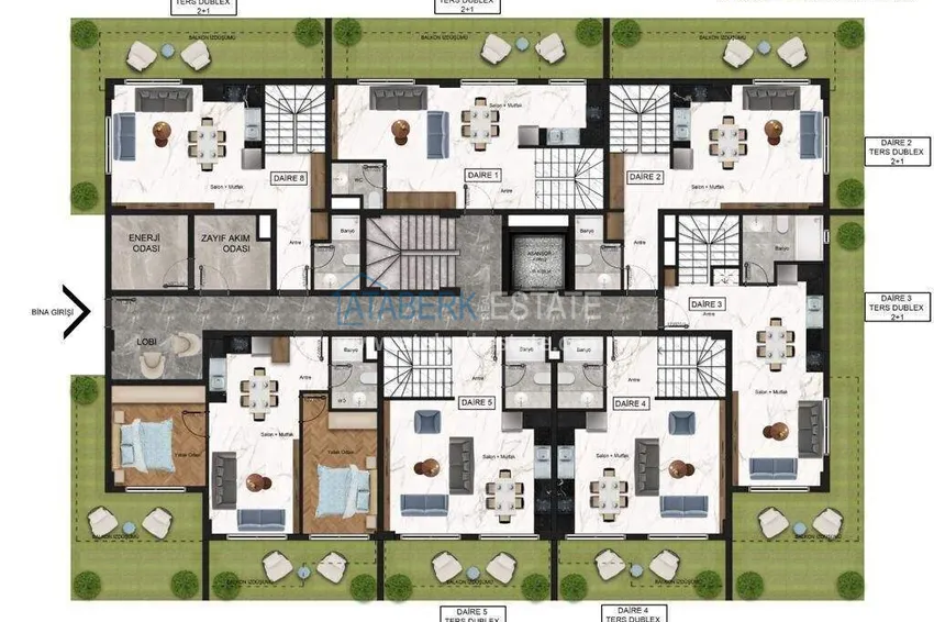 Купить дешево Недвижимость сегмента премиум на этапе строительства – Алания, район Авсаллар 1 