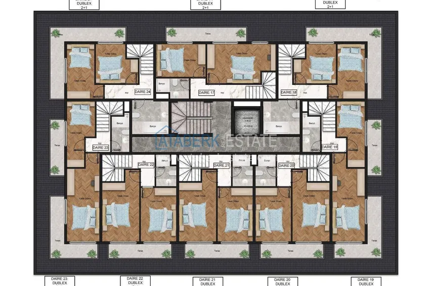 Купить дешево Недвижимость сегмента премиум на этапе строительства – Алания, район Авсаллар 4 