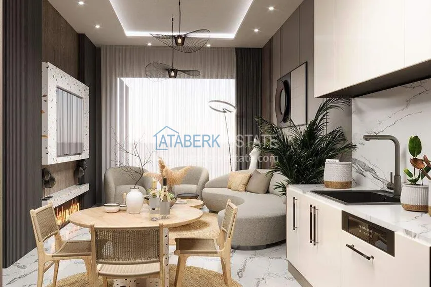 Приобрести Недвижимость сегмента премиум на этапе строительства – Алания, район Авсаллар 4 