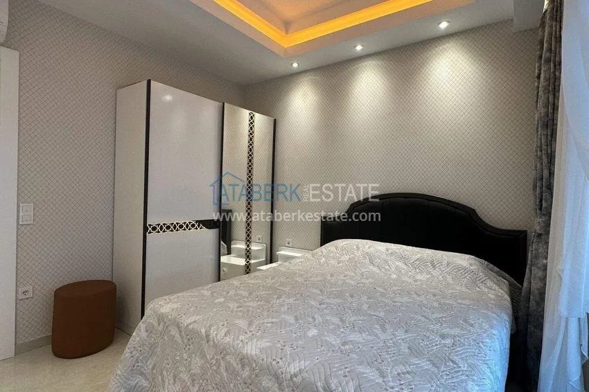 Приобрести Квартира 1+1 70 м² в центре Махмутлара – с мебелью, балкон остеклен, рассрочка до 1 года 10 