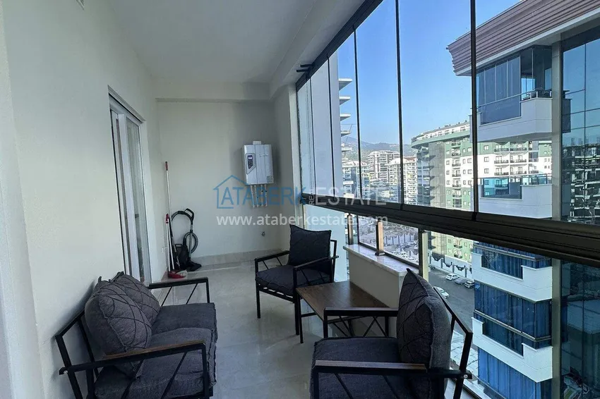 Приобрести Квартира 1+1 70 м² в центре Махмутлара – с мебелью, балкон остеклен, рассрочка до 1 года 14 