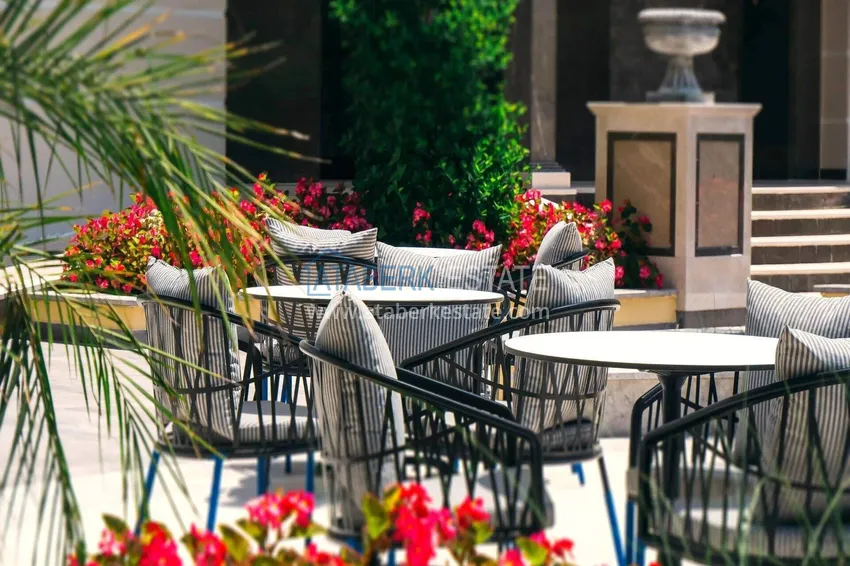 Линейная квартира 3+1 в Оба с мебелью и видовыми характеристиками  14 