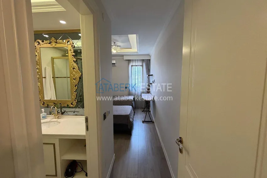 Приобрести Линейная квартира 3+1 в Оба с мебелью и видовыми характеристиками  13 