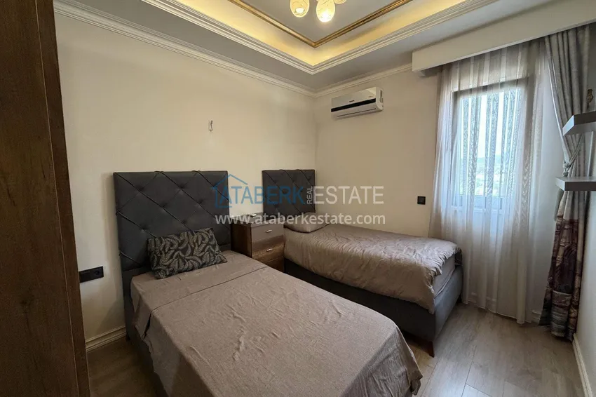 Приобрести Линейная квартира 3+1 в Оба с мебелью и видовыми характеристиками  14 