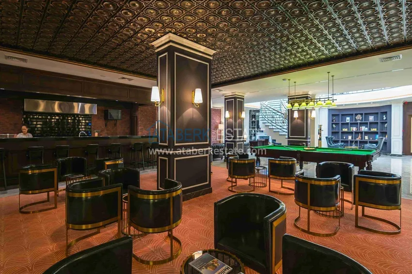 Линейная квартира 3+1 в Оба с мебелью и видовыми характеристиками  17 