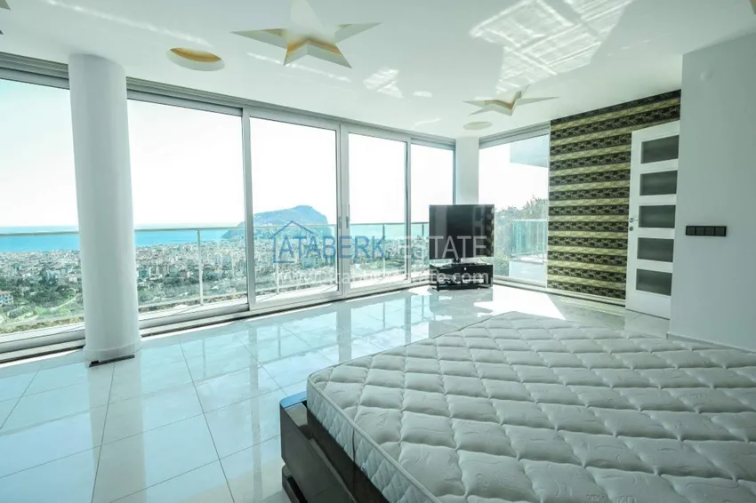 Приобрести Эксклюзивная вилла 3+1 в Алании, район Сюгёзю – недвижимость под ВНЖ  16 